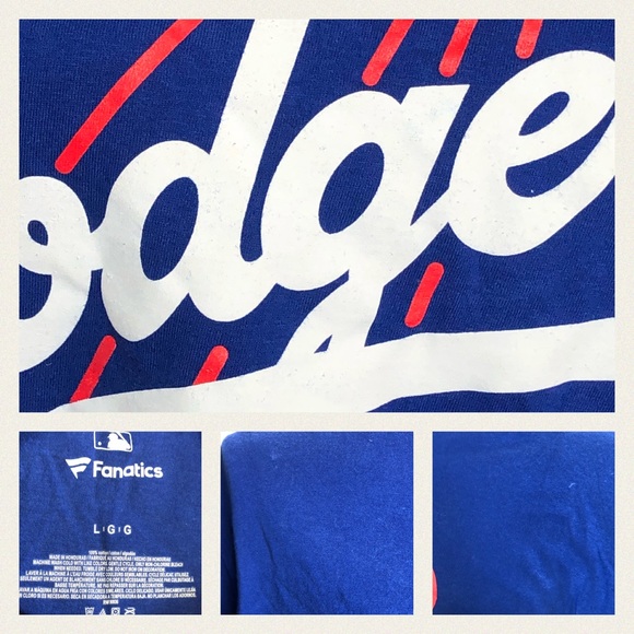 Authentic Fanatics Dodger T-Shirt - Picture 2 of 2